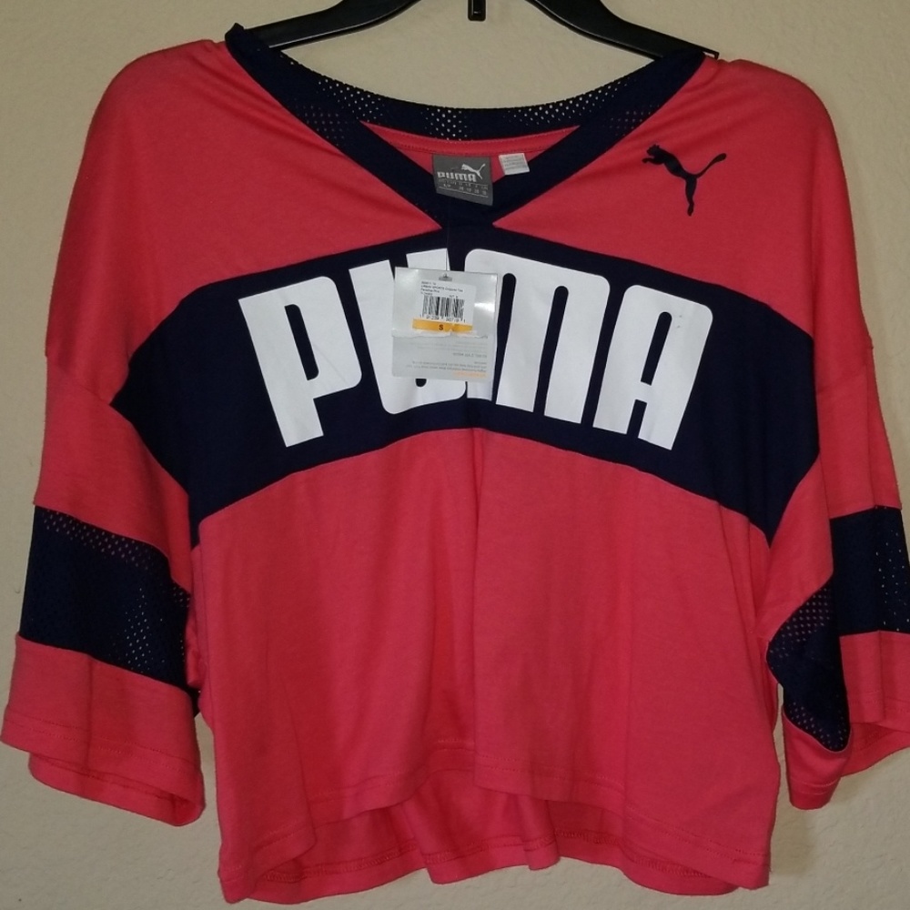 Puma Urban Sports Cropped Tee Paradise Pink